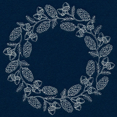 Pretty Pinecones Wreath