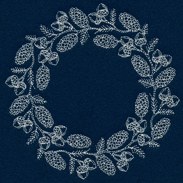 Pretty Pinecones Wreath