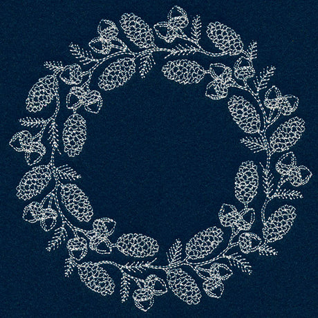 Pretty Pinecones Wreath