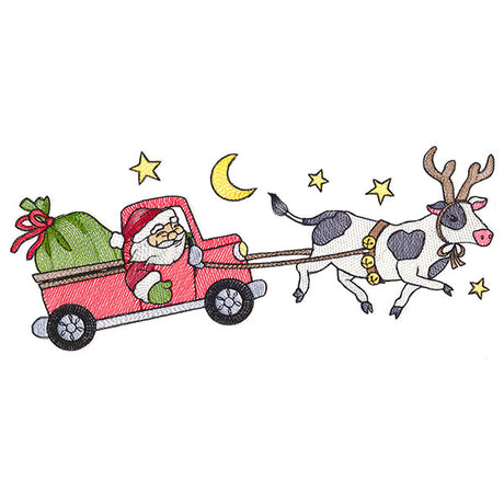 Country Cruising Santa