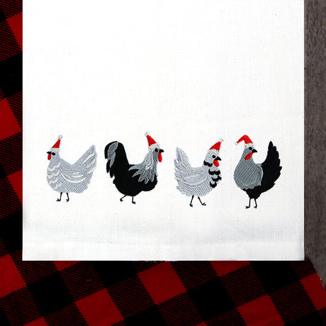 Merry Fun Chicken Border