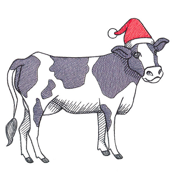 Farm Fun Christmas Cow