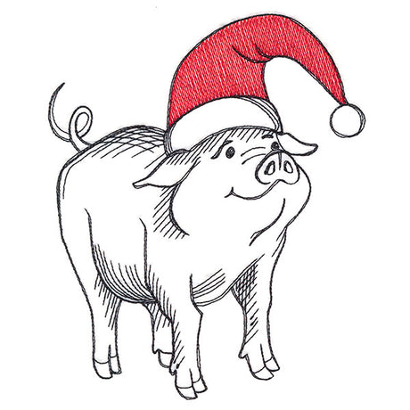 Farm Fun Christmas Pig