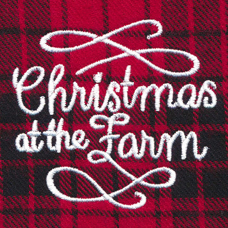 Christmas at the Farm Jar Topper