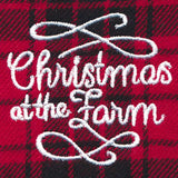 Christmas at the Farm Jar Topper