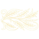 Spiraling Wheat (Edge-to-Edge Quilting)