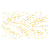 Spiraling Wheat (Edge-to-Edge Quilting)