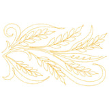 Spiraling Wheat (Edge-to-Edge Quilting)