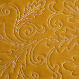 Spiraling Oak Leaves (Edge-to-Edge Quilting)