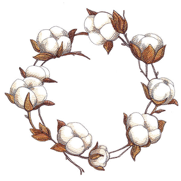 Cozy Cotton Wreath