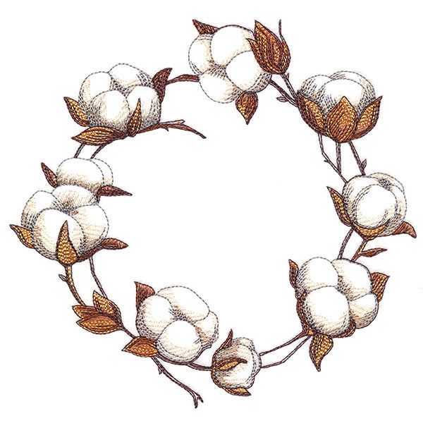 Cozy Cotton Wreath