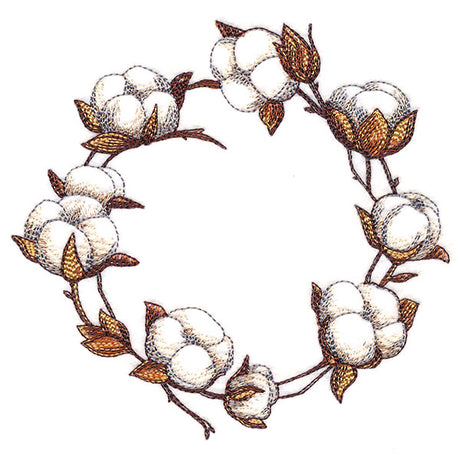 Cozy Cotton Wreath