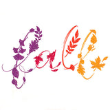 Fall Into Leaves Script – Embroidery Library