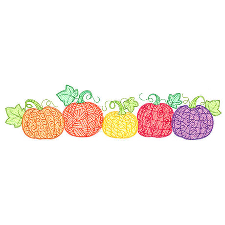 Rooting For Your Pumpkin Patch Border