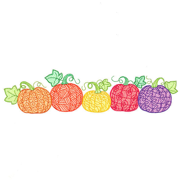 Rooting For Your Pumpkin Patch Border