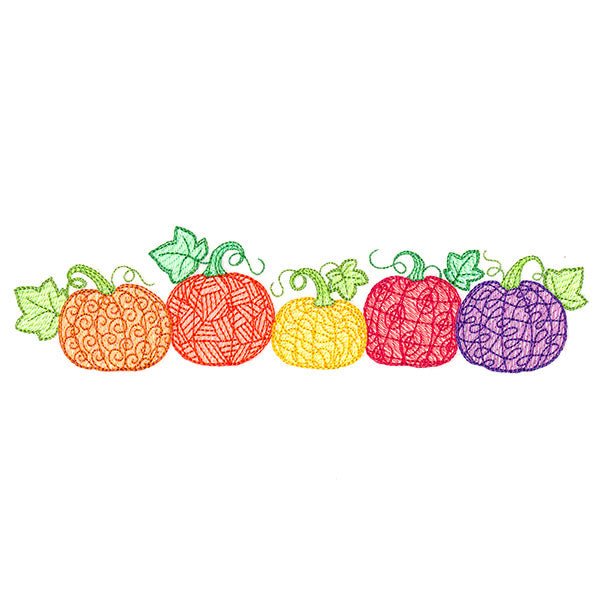 Rooting For Your Pumpkin Patch Border