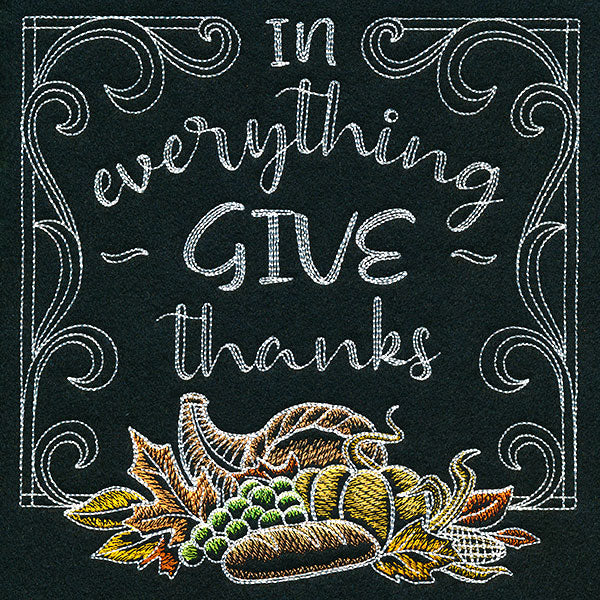 In Everything Give Thanks Chalkboard
