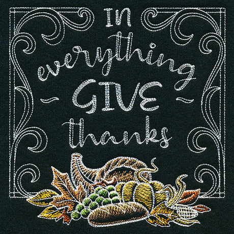 In Everything Give Thanks Chalkboard