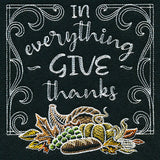 In Everything Give Thanks Chalkboard