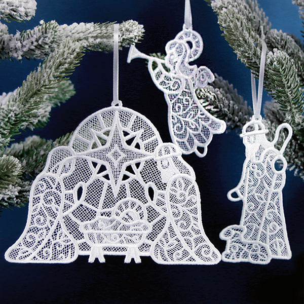 Christmas Nativity Treasures - Angel (Lace)