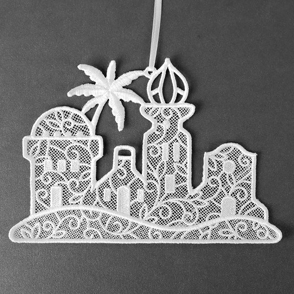 Christmas Nativity Treasures - Bethlehem (Lace)
