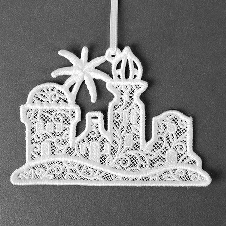Christmas Nativity Treasures - Bethlehem (Lace)