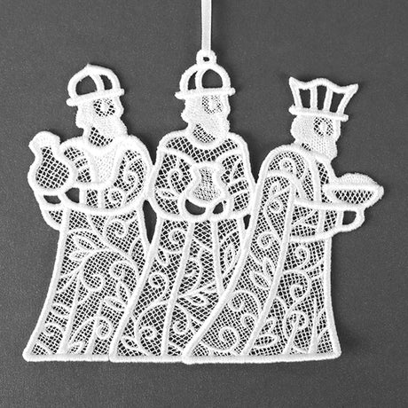Christmas Nativity Treasures - Three Wise Men (Lace)