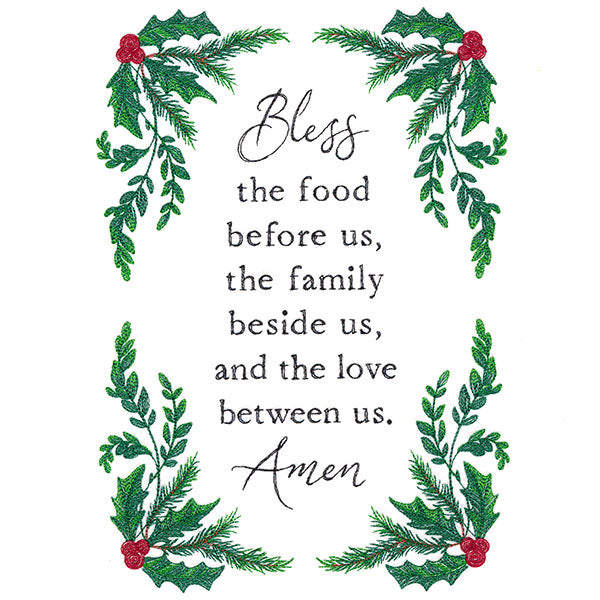 Christmas Blessing with Botanicals