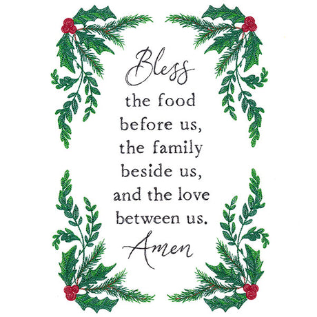 Christmas Blessing with Botanicals