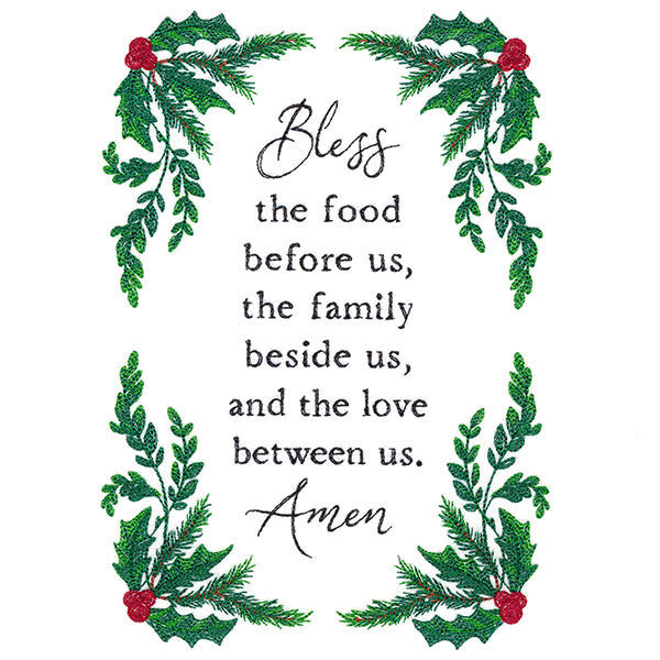 Christmas Blessing with Botanicals