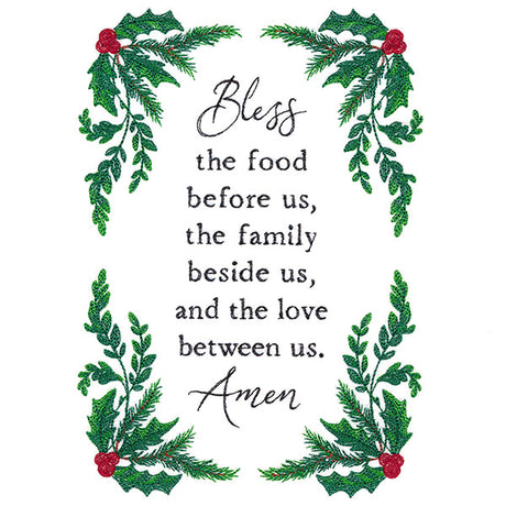 Christmas Blessing with Botanicals