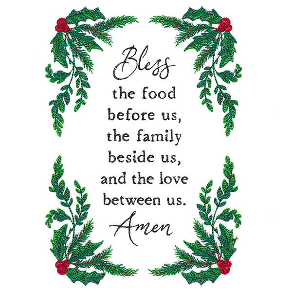 Christmas Blessing with Botanicals