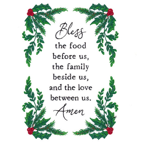 Christmas Blessing with Botanicals