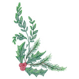 Blessed Christmas Botanicals Corner