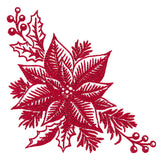 Festive Christmas Poinsettia Corner