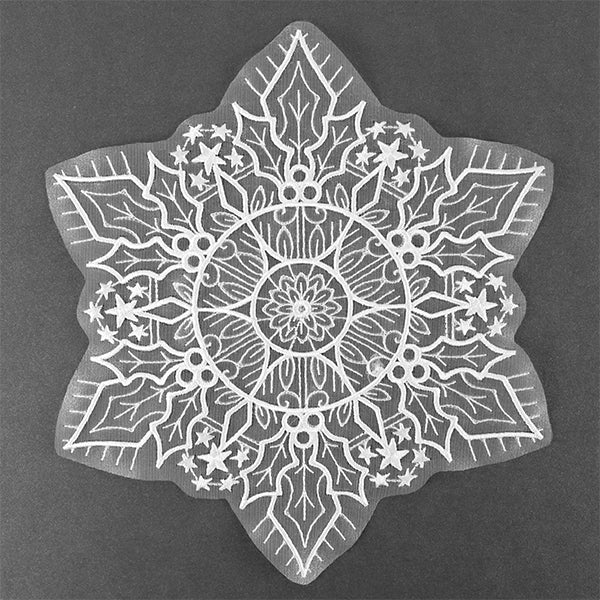 Falling Snowflake Doily (Organza)