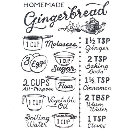 Homemade Gingerbread Recipe
