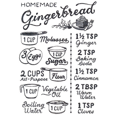 Homemade Gingerbread Recipe