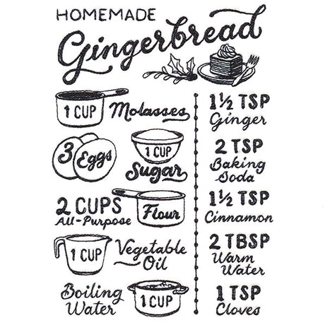Homemade Gingerbread Recipe