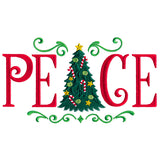 Peace with Christmas Tree