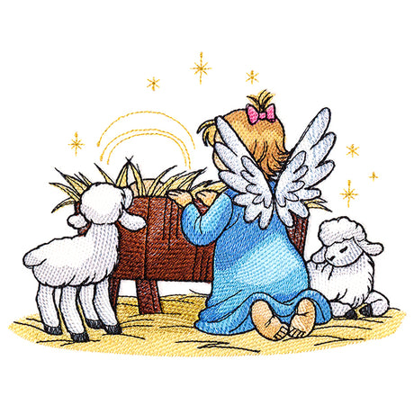 Little Christmas Angel and Friends