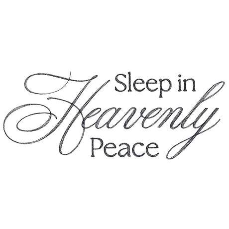 Sleep in Heavenly Peace Script