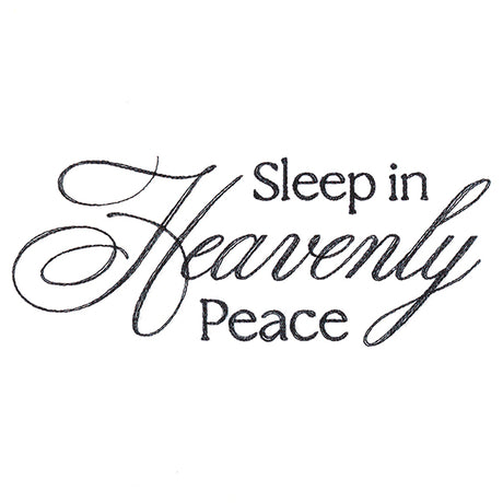Sleep in Heavenly Peace Script