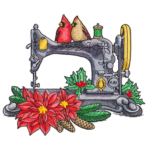 A Stitch of Christmas Cheer Sewing Machine