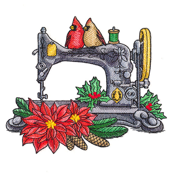 A Stitch of Christmas Cheer Sewing Machine