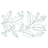 Christmas Wishes - Holly (Edge-to-Edge Quilting)