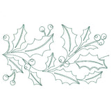 Christmas Wishes - Holly (Edge-to-Edge Quilting)