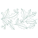 Christmas Wishes - Holly (Edge-to-Edge Quilting)