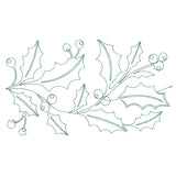 Christmas Wishes - Holly (Edge-to-Edge Quilting)
