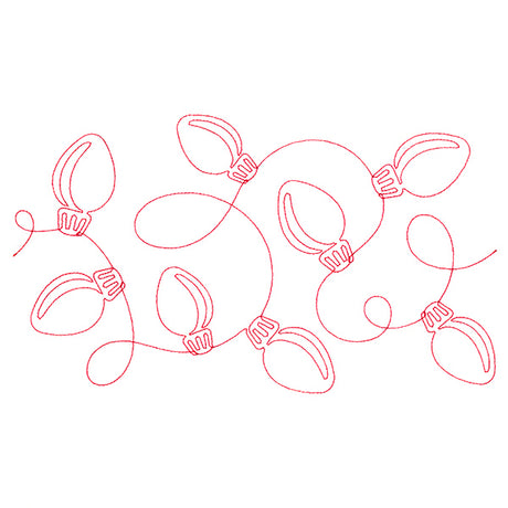 Christmas Wishes - Lights (Edge-to-Edge Quilting)